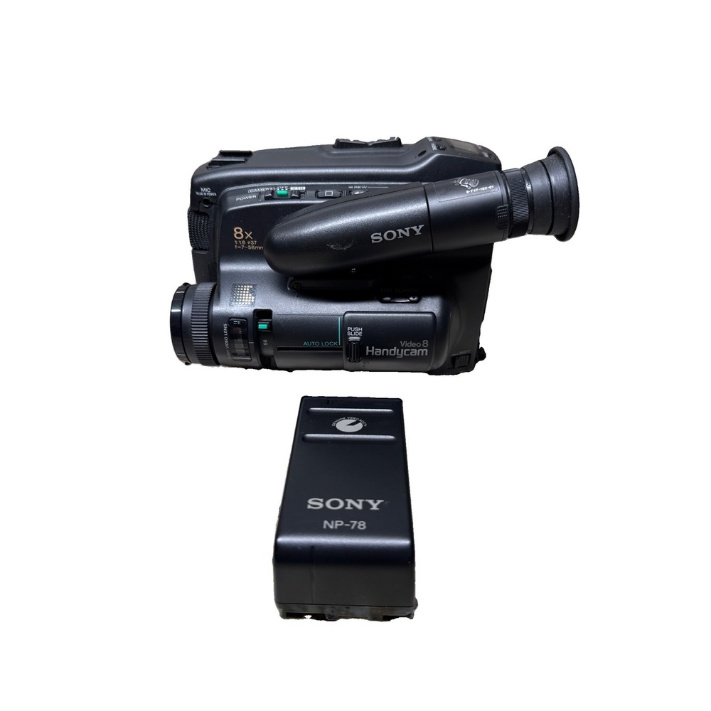 Sony CCD-TR6 8mm Video8 Handycam Camcorder Video Transfer untested No Charger